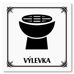 Výlevka, 100x100mm, bílá, Nebraska
